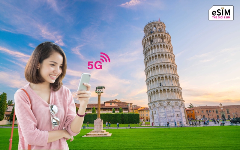 eSIM EU 49 Ý mang lại kết nối ổn định, linh hoạt và tiết kiệm cho hành trình du lịch châu Âu.